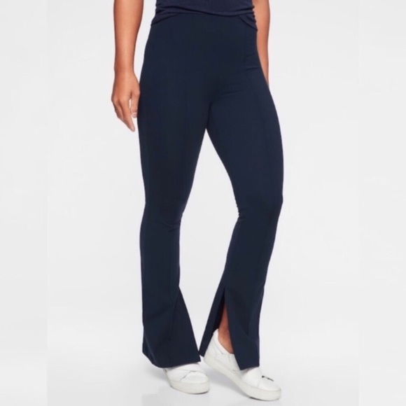 Athleta Pants - Athleta High Rise Greenwich Flare Pants EUC